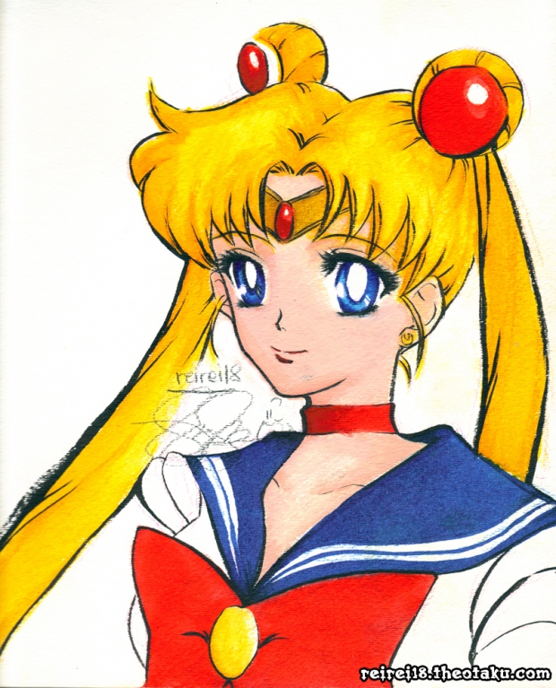 Sailor Moon watercolors