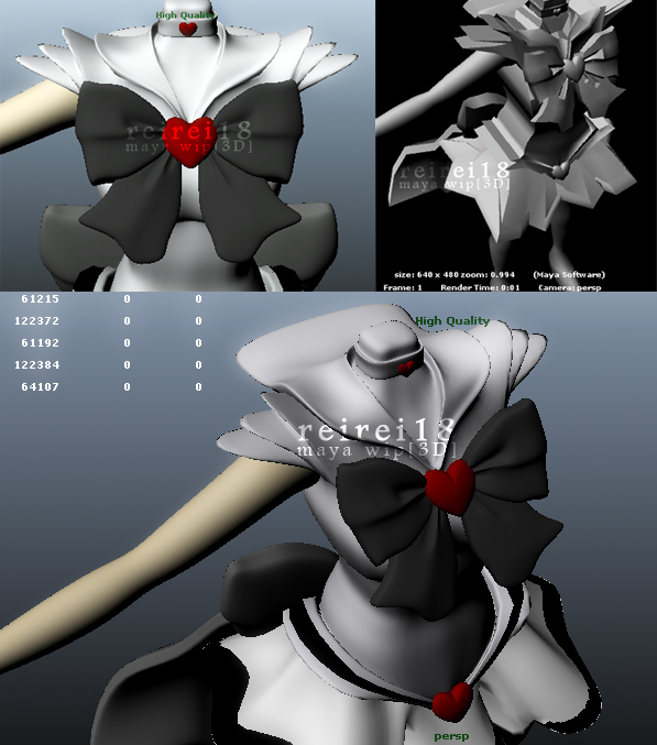 wip :: 3d sailor senshi