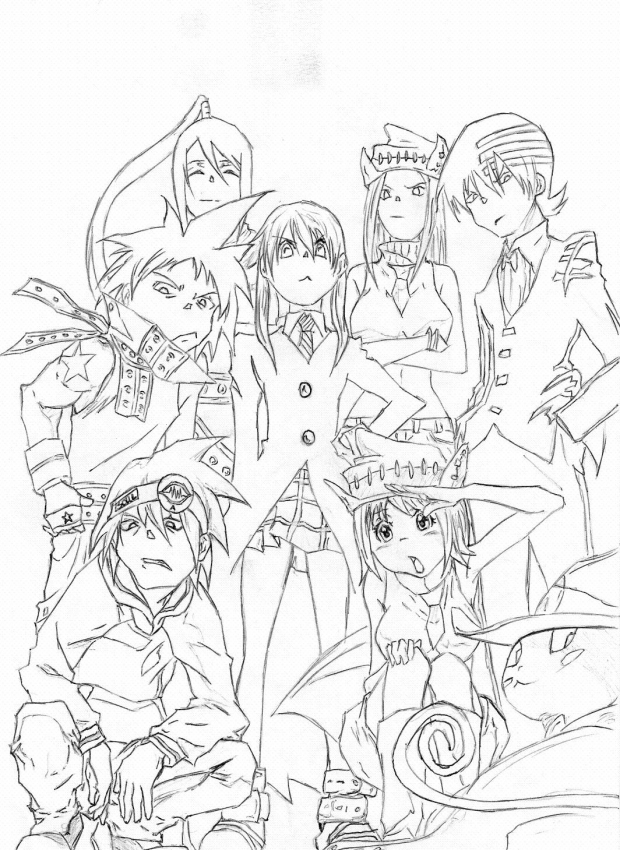 Soul Eater (line art)