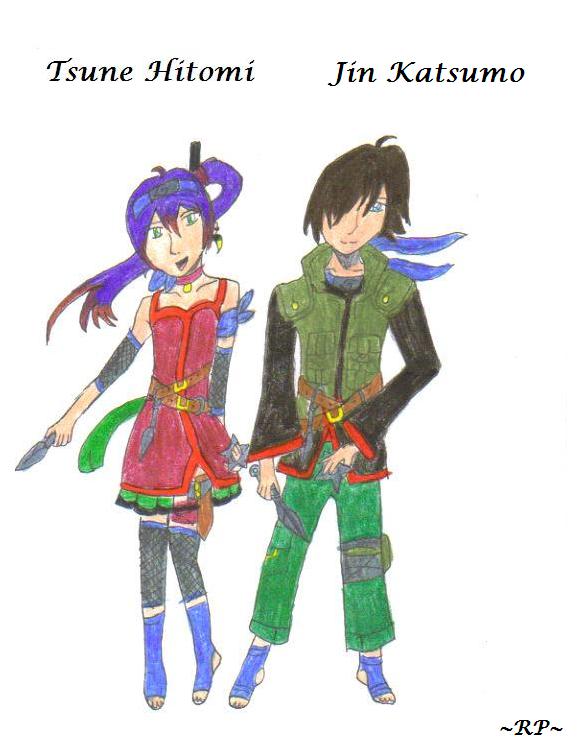 Naruto OCs: Tsune and Jin