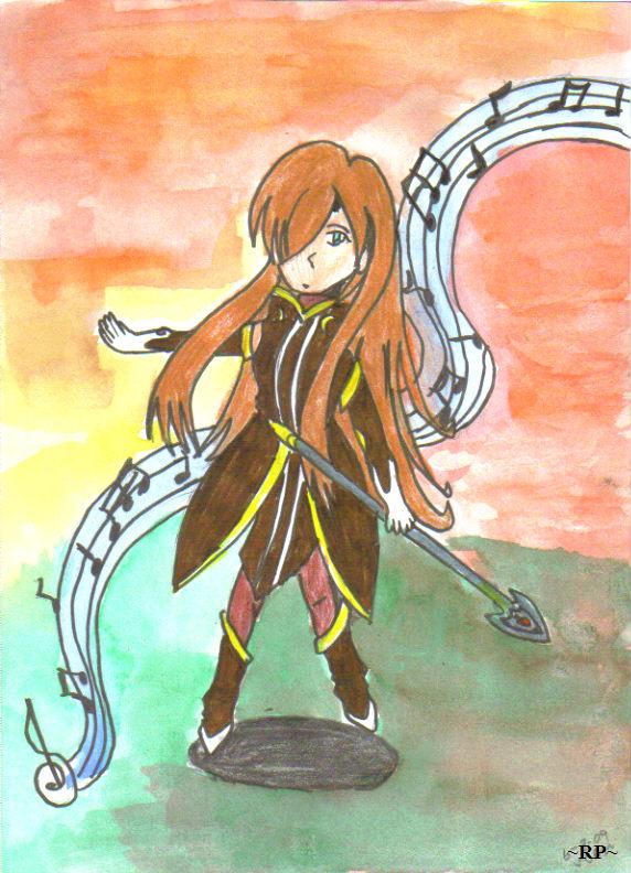 Tear Chibi at Sunset