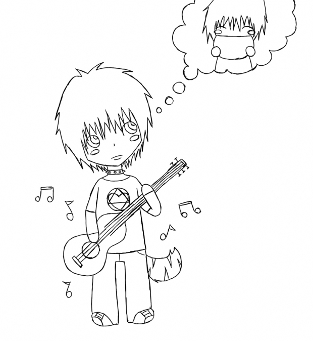 Kai and Riki (lineart)