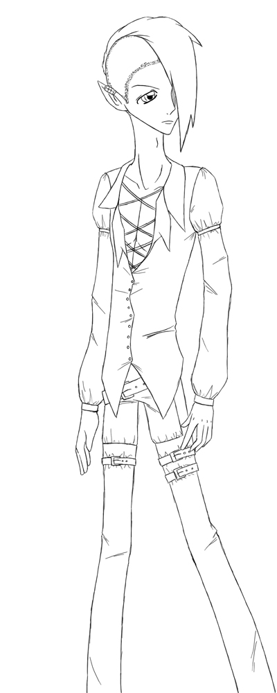 Sebastian Grey - Lineart