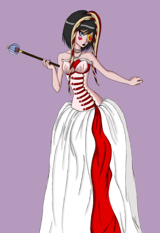 Cyber Punk Queen of Hearts