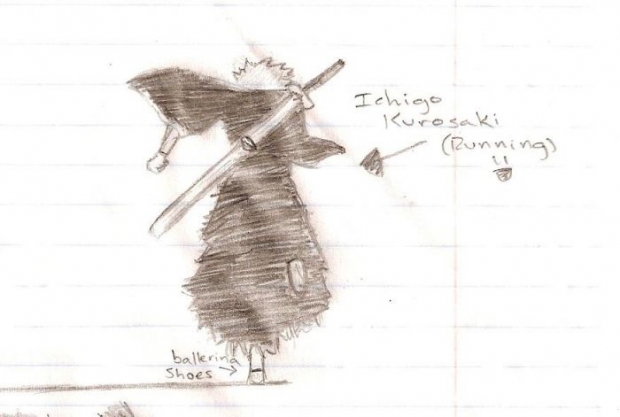 Ichigo Running Away