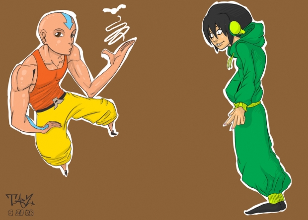 Ang and Toph