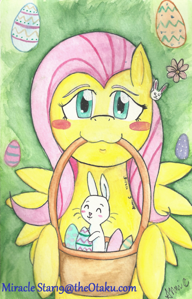 Easter time with Fluttershy