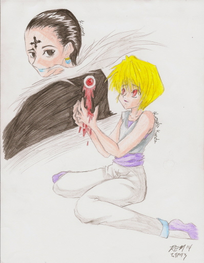 Scarlet Eyes! *kurapika Kuruta*