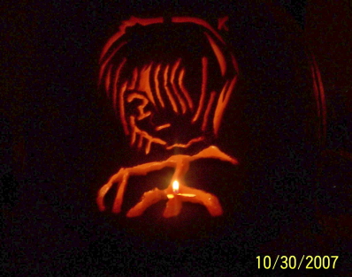 Kurapika Pumpkin Carving =3