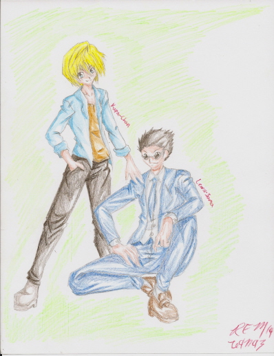Kurapika X Leorio ( Colored