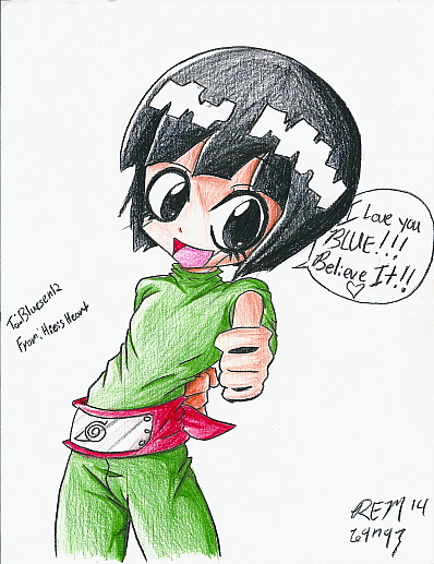 A Present For Bluesen12 (rock Lee)