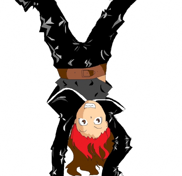 Ari doing a handstan