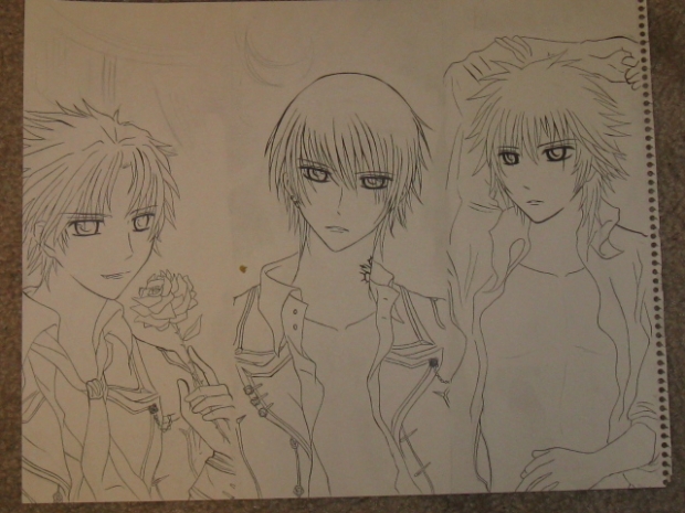 Vampire Knight Project: Part 1 Lineart