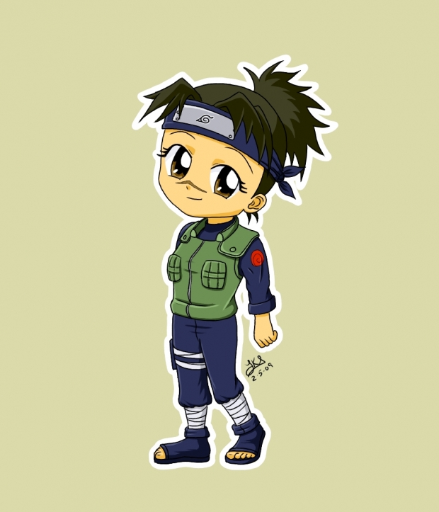 Female Iruka Sensei Ver. 2 - Chibi Style