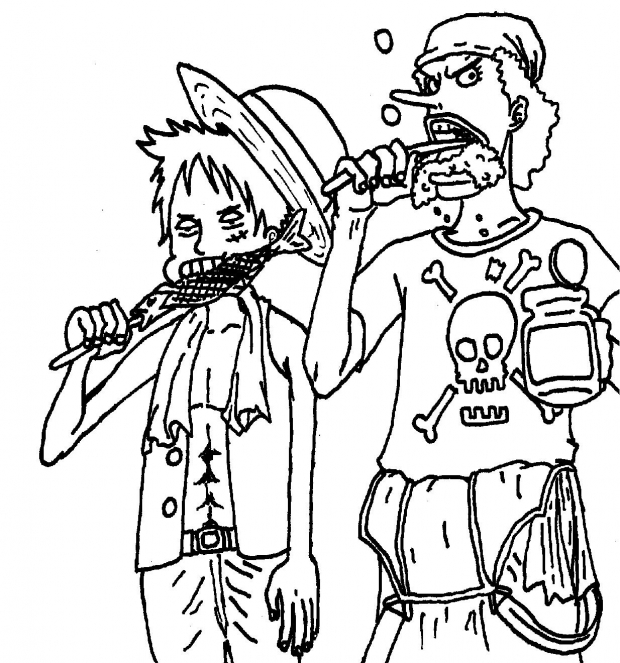 Luffy & Usopp