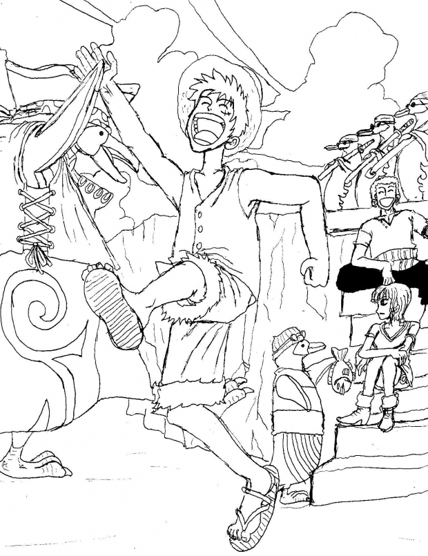 Penguin Pirates Sketch