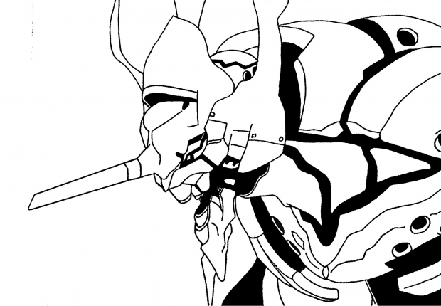 EVA 01 lineart