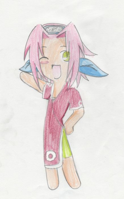 Chibi Sakura!! Xd