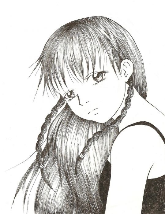 Girl With Shiny Hair