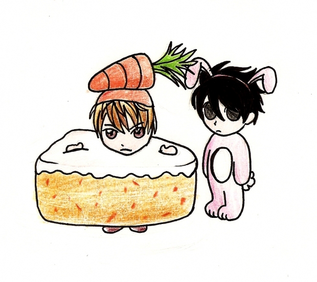 The Bunny and His Carrot Cake