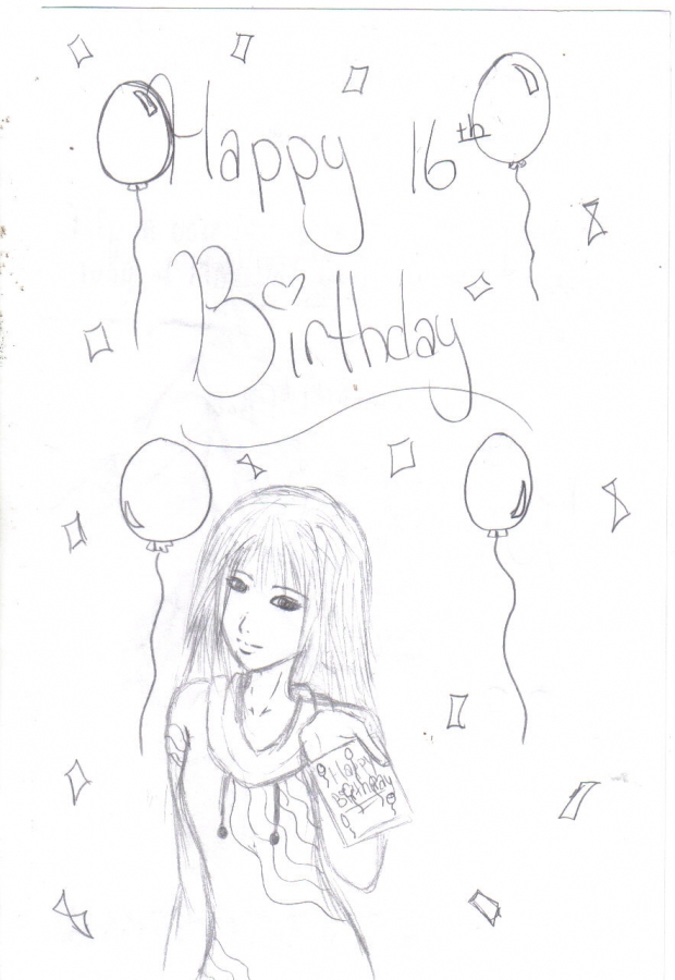 cover of b-day card
