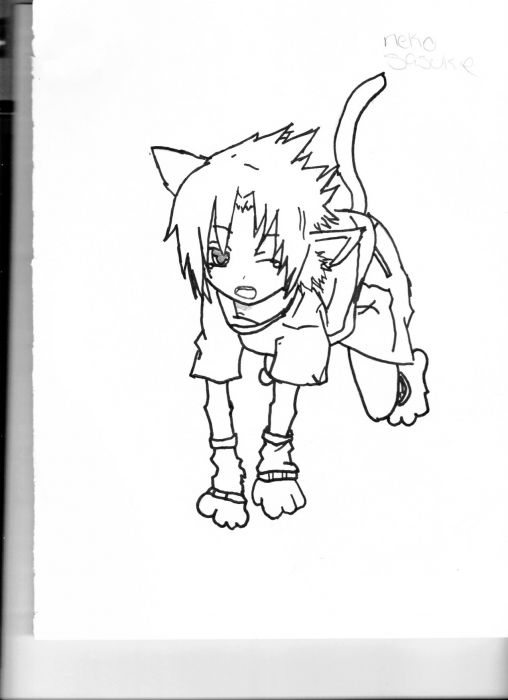 Cute Neko Sasuke