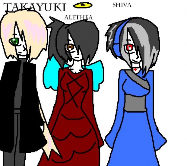 Takayuki, Alethea, and Shiva- Bloody Rose Cafe