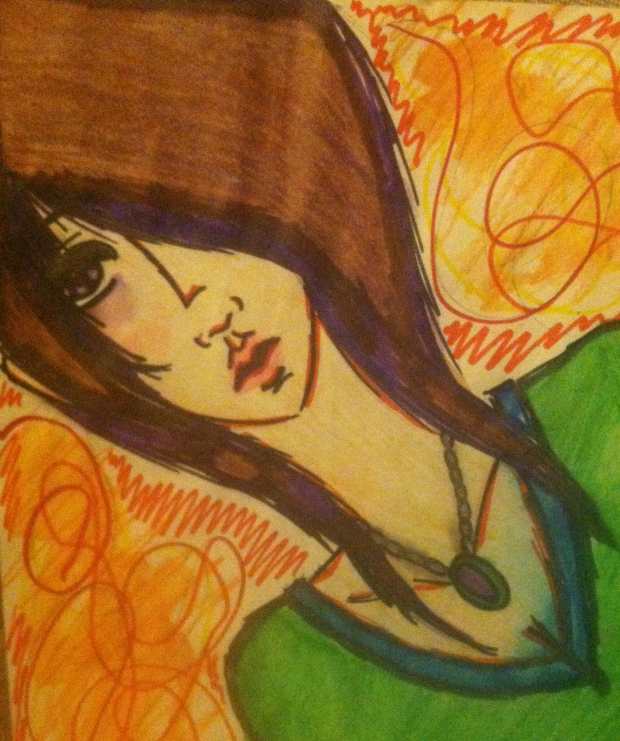Sharpie, watercolor, and androgyne madness!