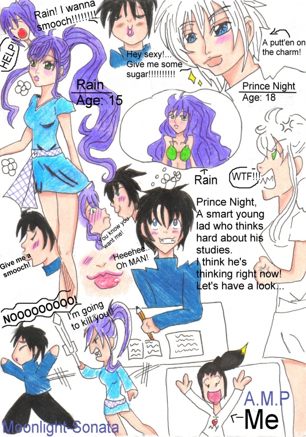 RAIN! Give me a smooch!