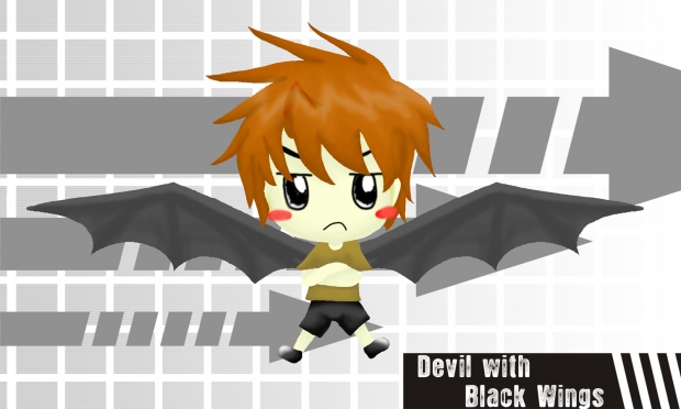 devil with black wings