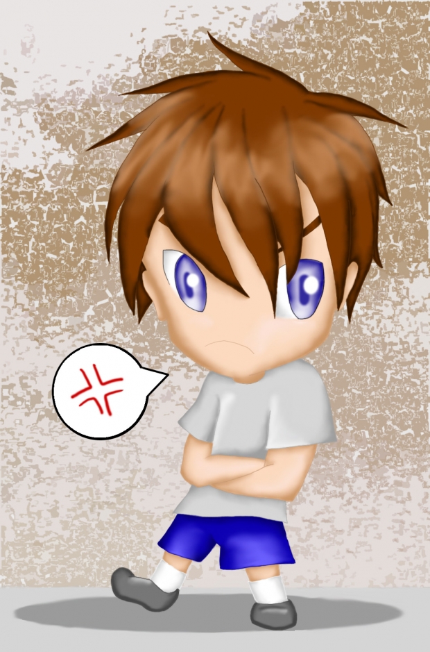 Angry boy