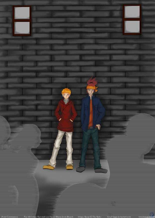 Ichigo Kurosaki and Abarai Renji