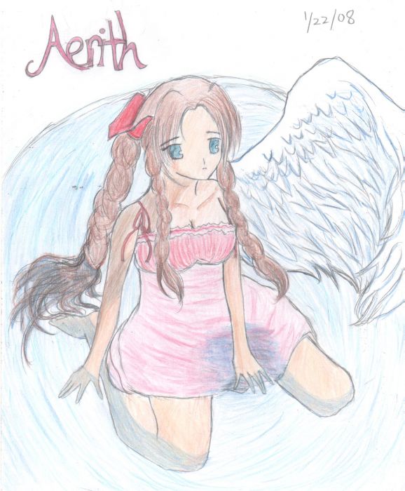 Aerith: Little Water Angel (color)