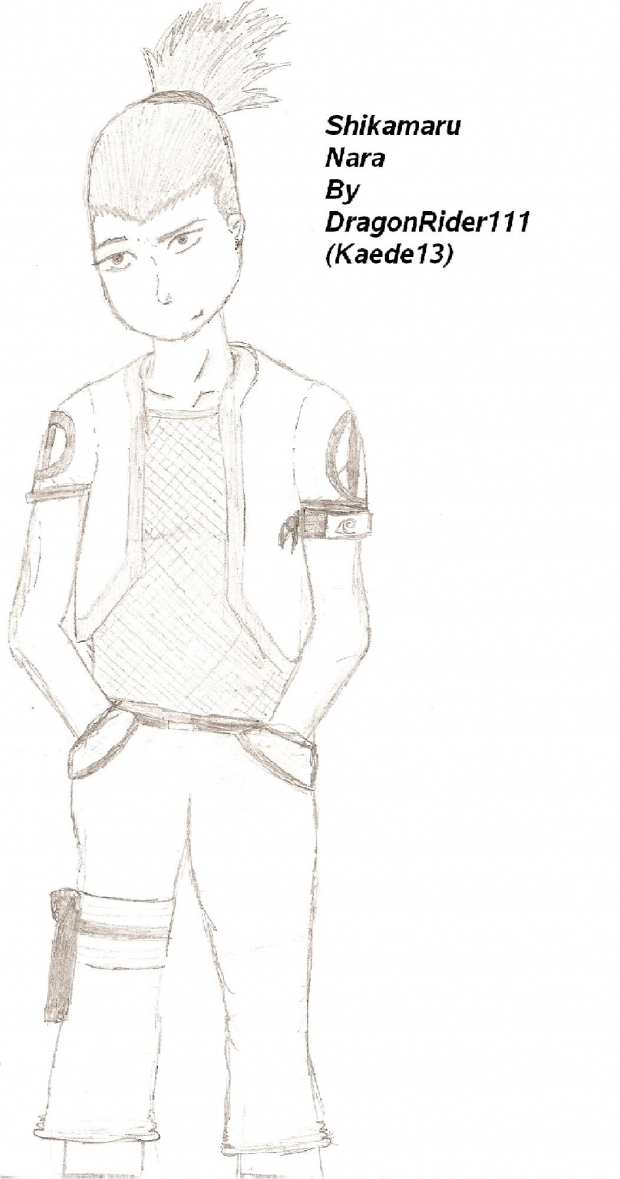 Shikamaru Drawing, Can I draw?