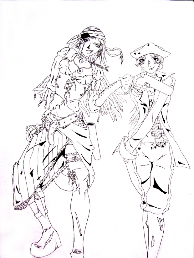 Pirates - Lineart