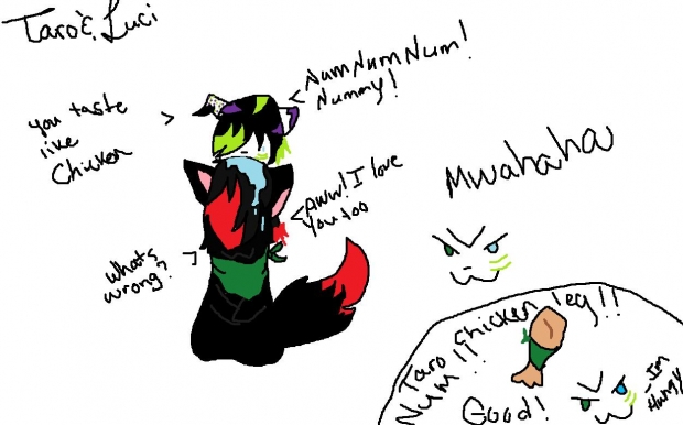 Num-Num Good! (Taro=Taste=Chicken=Taro Chicken Leg)