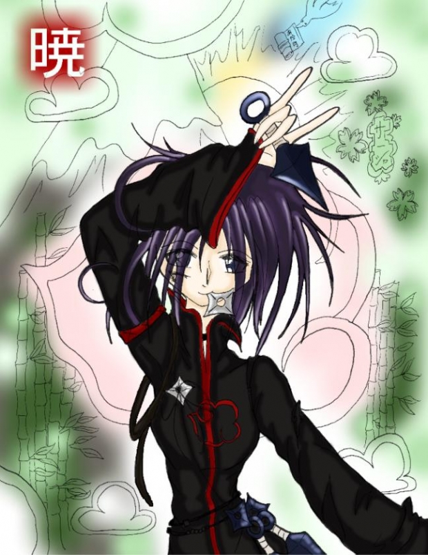 Me In Akatsuki for LuckyChan101