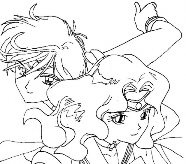 Sailor Neptune And Sailor Uranus