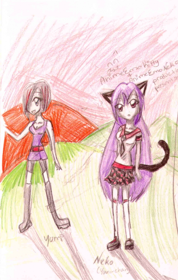 Neko-chan and Yumi-chan(for my subscribers)