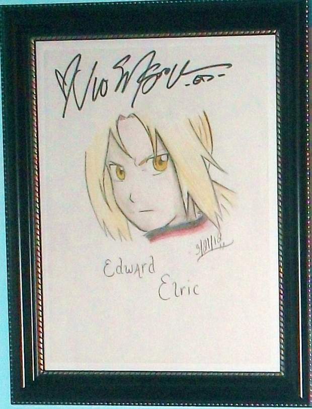 Edward Elric~signed by Vic Mignogna