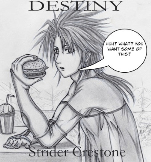 Strider Crestone- Eating a burger