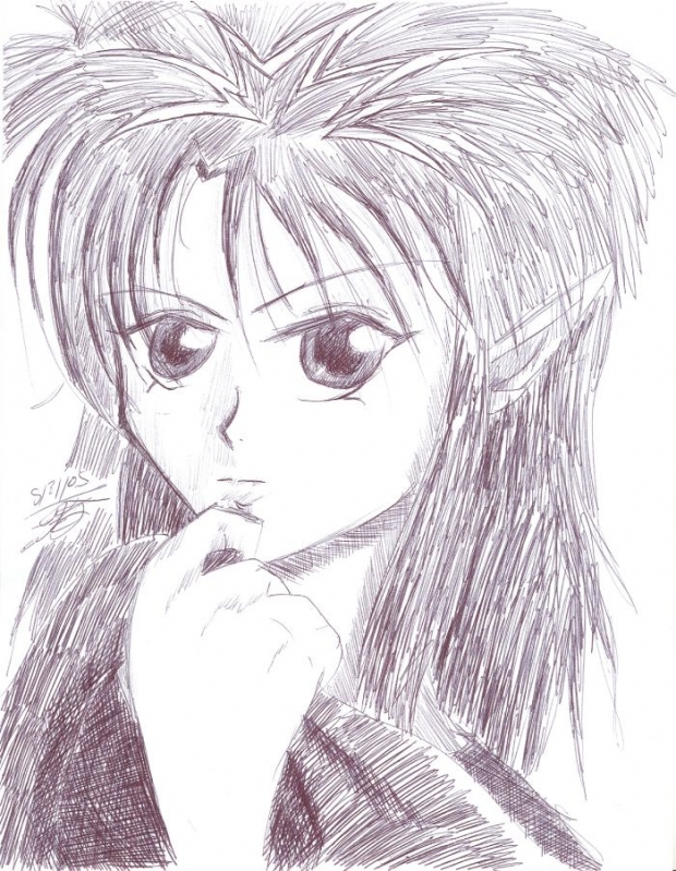 Kurohi With Cloak In Hand