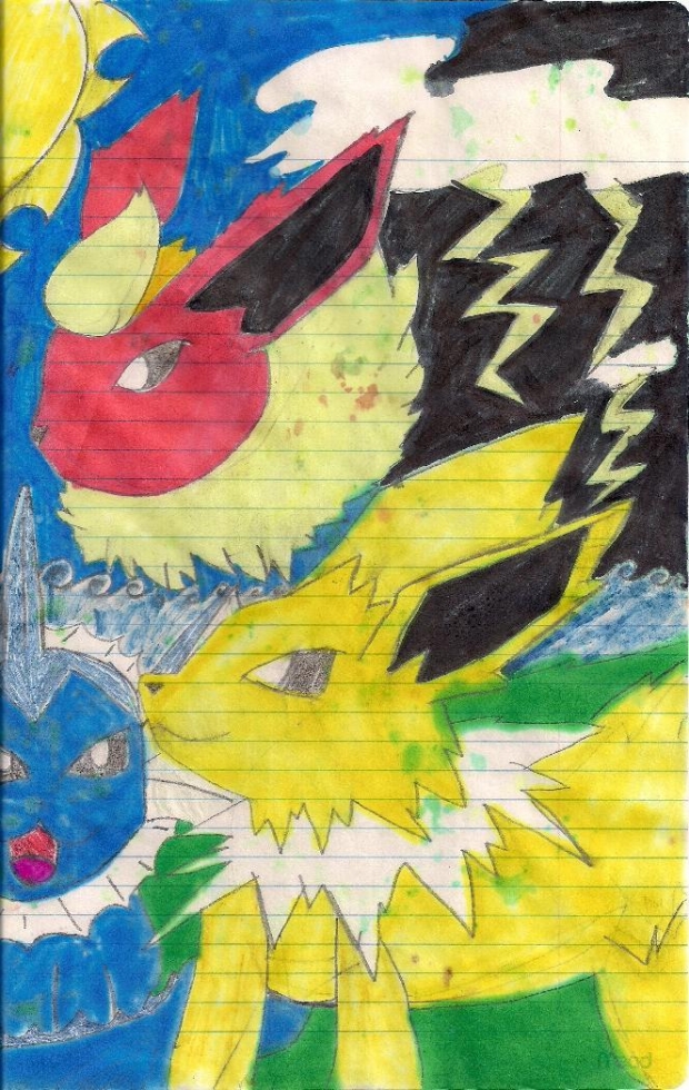 Vaporeon,Jolteon,Flareon