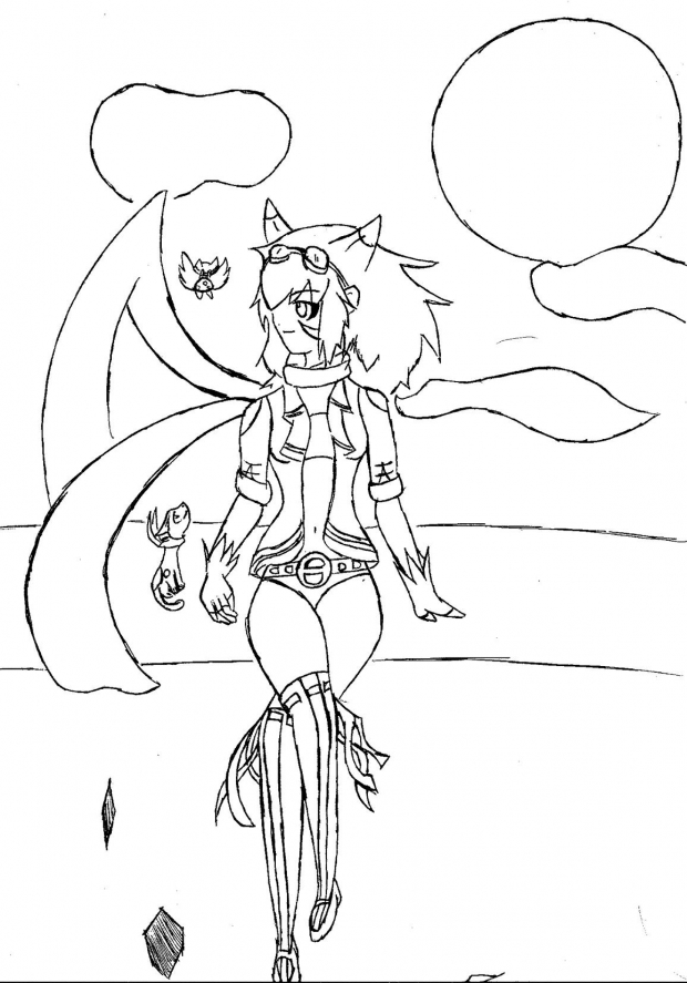 Another gaian me Volcanicwolf