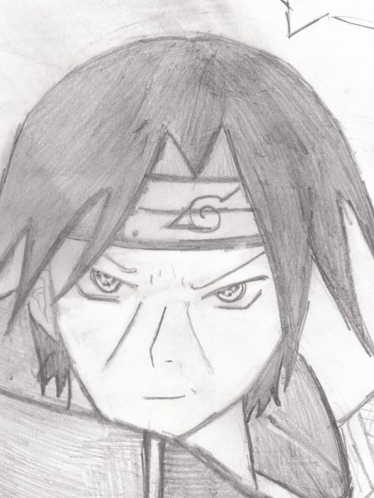 Itachi Wind Blowing His Hair