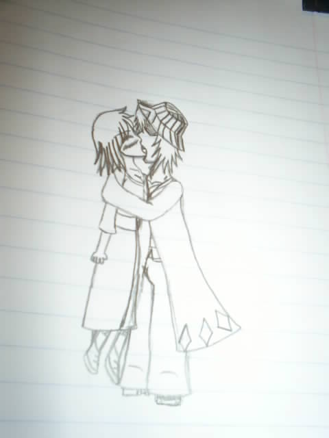 Urahara Kissing ? (pencil)