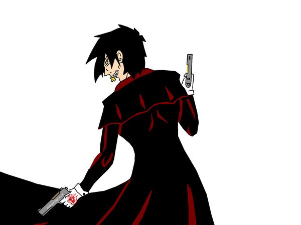 This Is My First Drawing Of Alucard