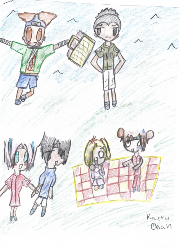 Naruto Chibis at the Park