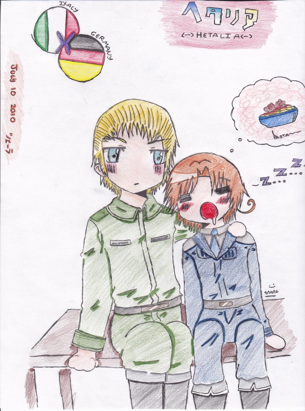 Hetalia: Germany and Italy