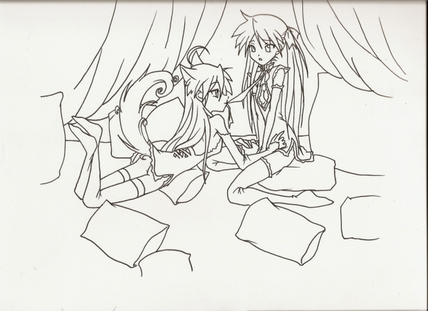 Konata x Kagami for Troublesum Shika